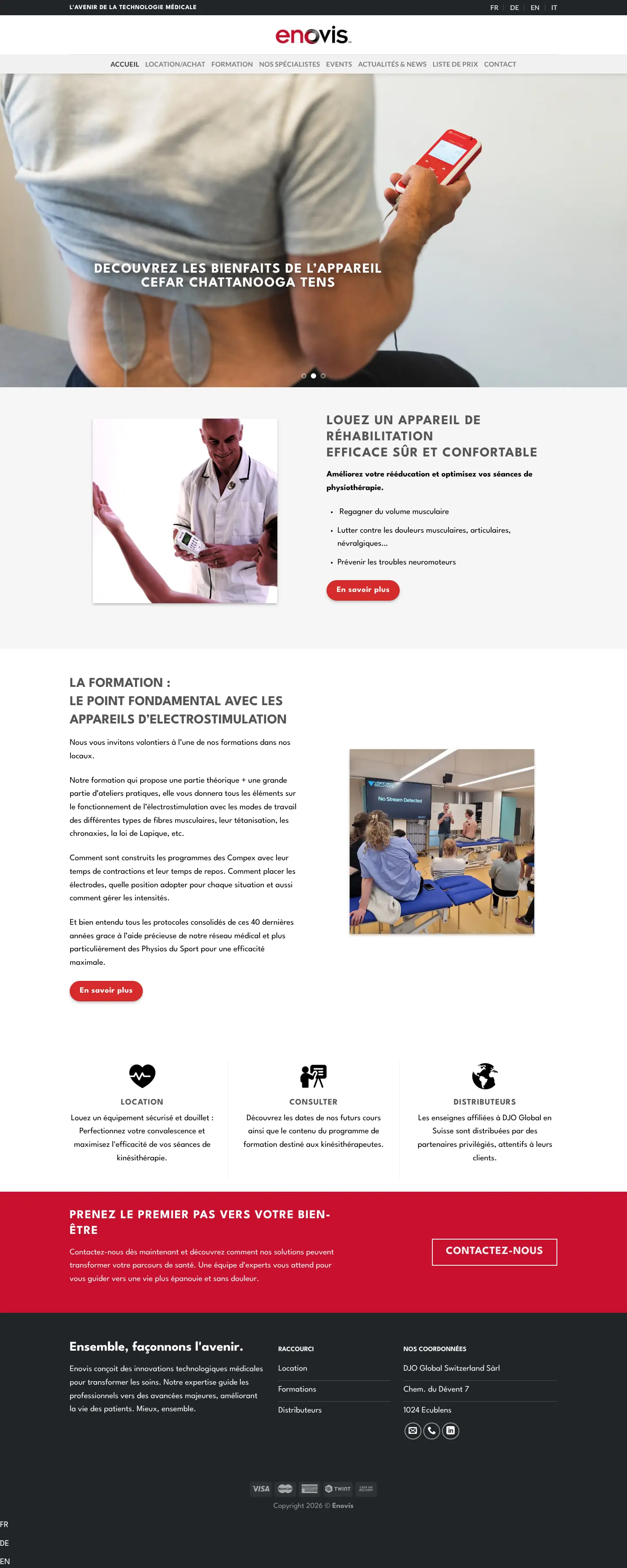 Page d'accueil djoglobal.ch