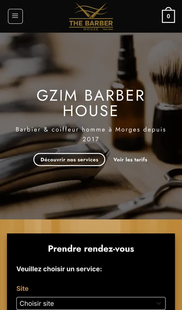 gzim-barberhouse.ch sur mobile